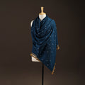 Kutch handwoven merino wool bandhani tie-dye shawl 84