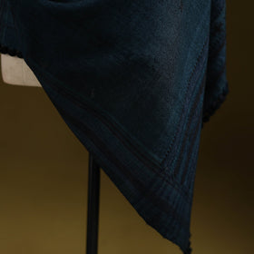 Kutch handwoven merino wool dhabla shawl 58 - handcrafted