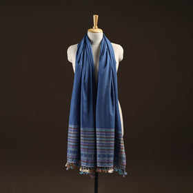 Kutch bhujodi handwoven merino wool shawl 36 - handcrafted
