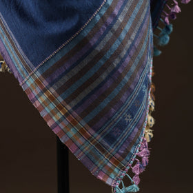 Kutch bhujodi handwoven merino wool shawl 36 - handcrafted