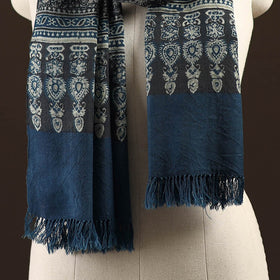 Kutch handwoven merino wool stole 01 - handcrafted