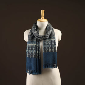 Kutch handwoven merino wool stole 01 - handcrafted
