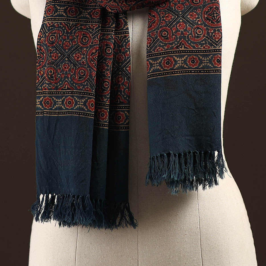 Kutch handwoven merino wool stole 02 - handcrafted