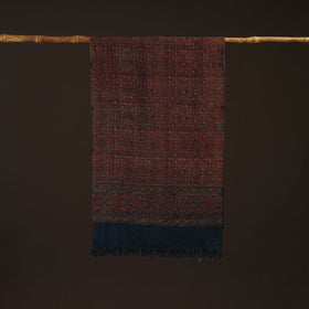 Kutch handwoven merino wool stole 02 - handcrafted