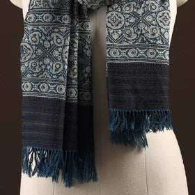 Kutch handwoven merino wool stole 10 - handcrafted