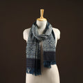 Kutch handwoven merino wool stole 10 - handcrafted
