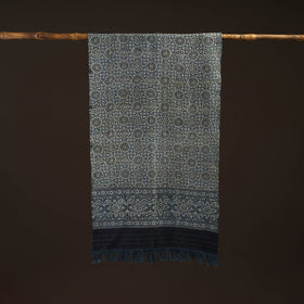 Kutch handwoven merino wool stole 10 - handcrafted