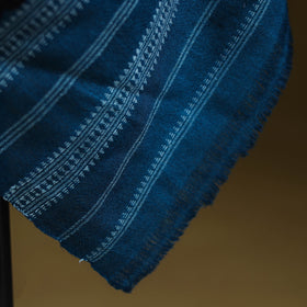 Kutch handwoven merino wool tie-dye bandhani shawl 14