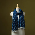 Kutch handwoven merino wool tie-dye bandhani stole 34