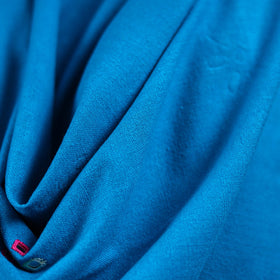 Blue - kutch handwoven mirror work acrylic wool shawl 142