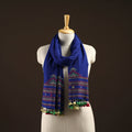 Kutch handwoven mirror work merino wool embroidered stole