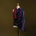 Kutch mirror work handwoven bandhani bagida merino wool