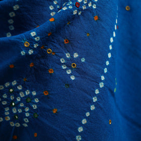 Kutch mirror work handwoven bandhani bagida woolen shawl 03