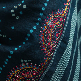 Kutch mirror work handwoven neran embroidery bandhani