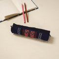 Kutch neran hand embroidered pencil pouch 242 - handcrafted
