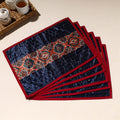  Blue Tagai Embroidery Table Mats