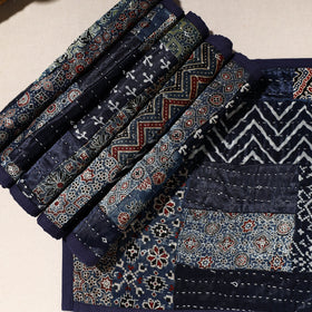  Blue Tagai Embroidery Table Mats