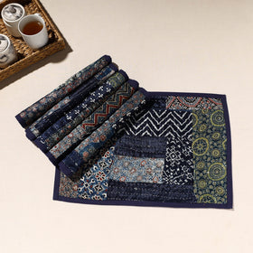  Blue Tagai Embroidery Table Mats