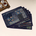  Blue Tagai Embroidery Table Mats
