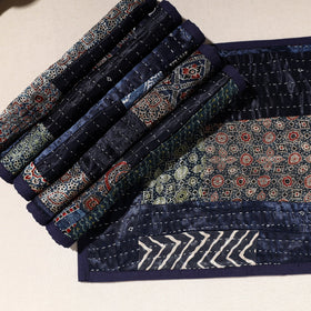  Blue Tagai Embroidery Table Mats