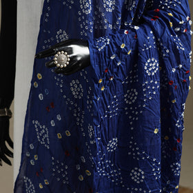 Kutch tie-dye cotton bandhani dupatta 101 - handcrafted