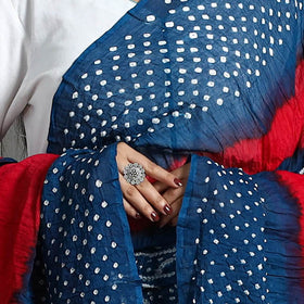 Shop Authentic Blue Bandhani Cotton Dupatta Online