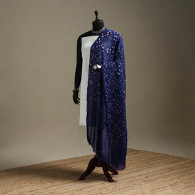 Kutch tie-dye cotton bandhani dupatta 91 - handcrafted