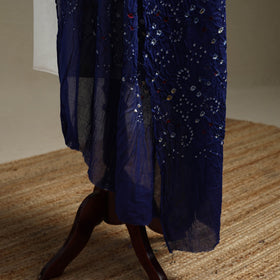 Kutch tie-dye cotton bandhani dupatta 91 - handcrafted