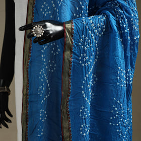 Kutch tie-dye cotton bandhani dupatta with border 25