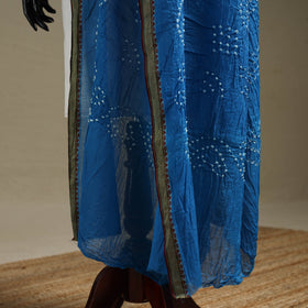 Kutch tie-dye cotton bandhani dupatta with border 25