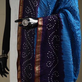 Kutch tie-dye cotton bandhani dupatta with border 57