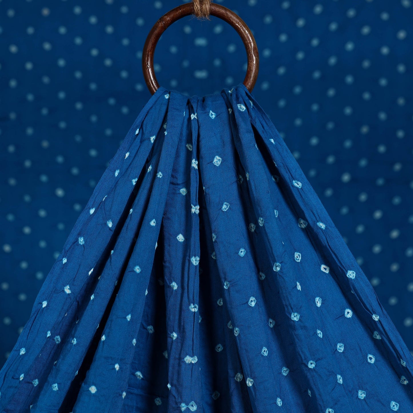 Kutch tie-dye cotton bandhani fabric 04 - handcrafted