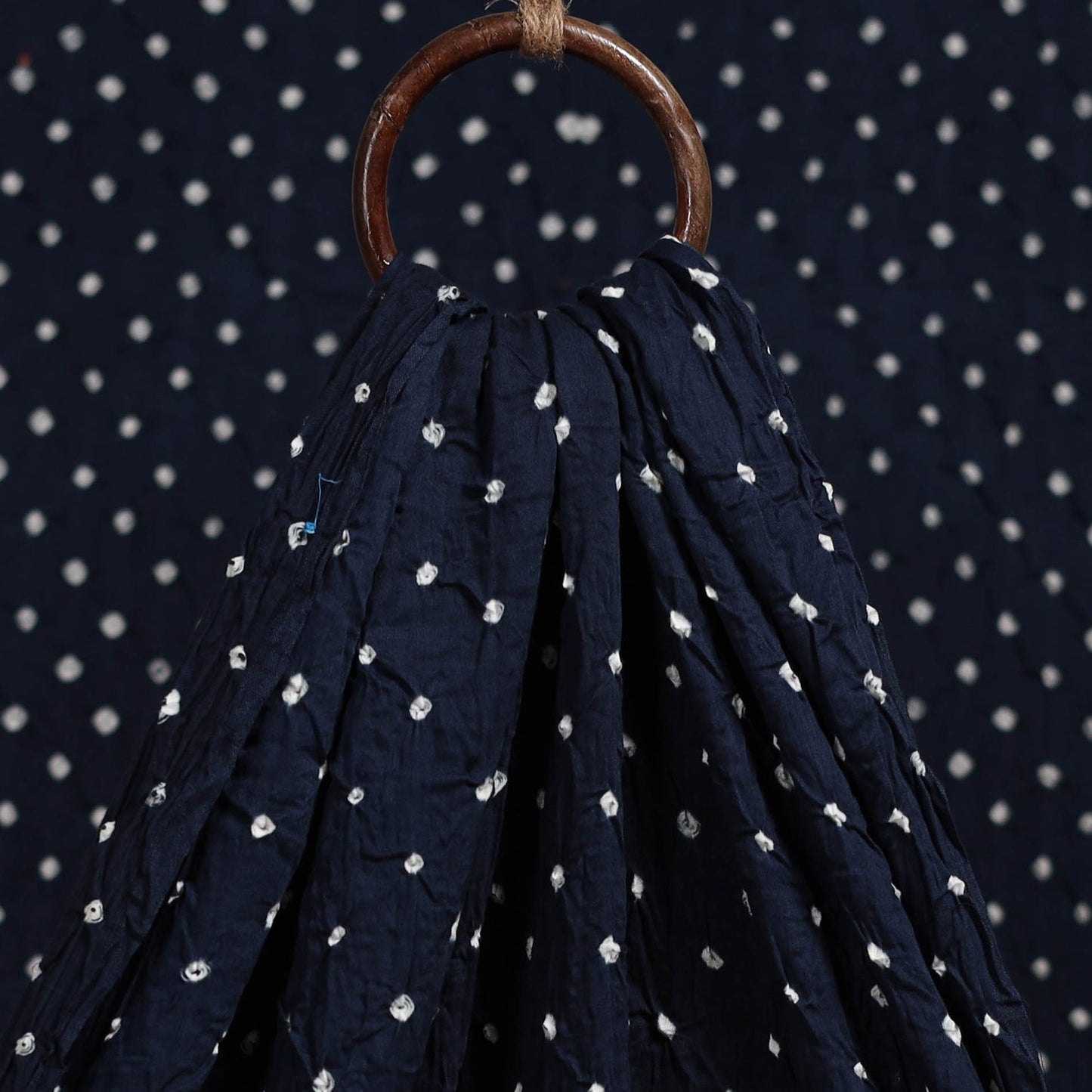 Kutch tie-dye cotton bandhani fabric 06 - handcrafted
