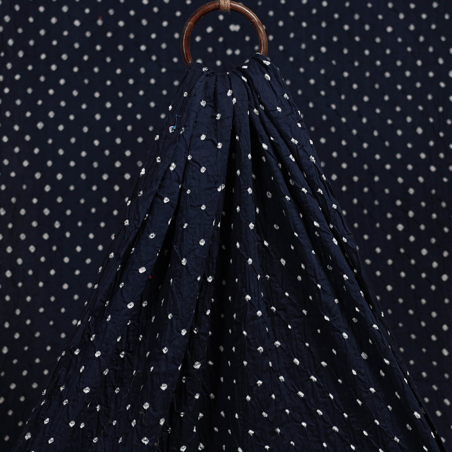 Kutch tie-dye cotton bandhani fabric 06 - handcrafted