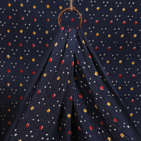 Kutch tie-dye cotton bandhani fabric 10 - handcrafted
