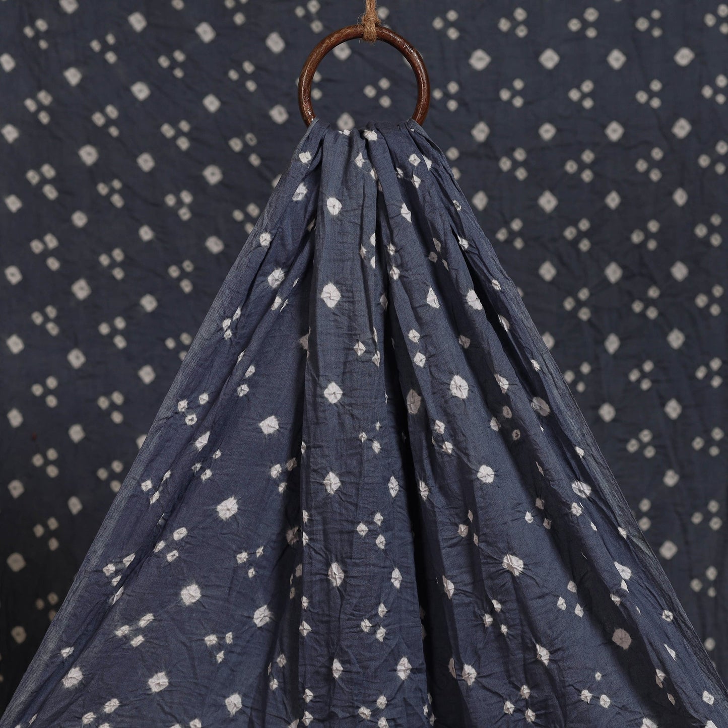 Kutch tie-dye cotton bandhani fabric 12 - handcrafted