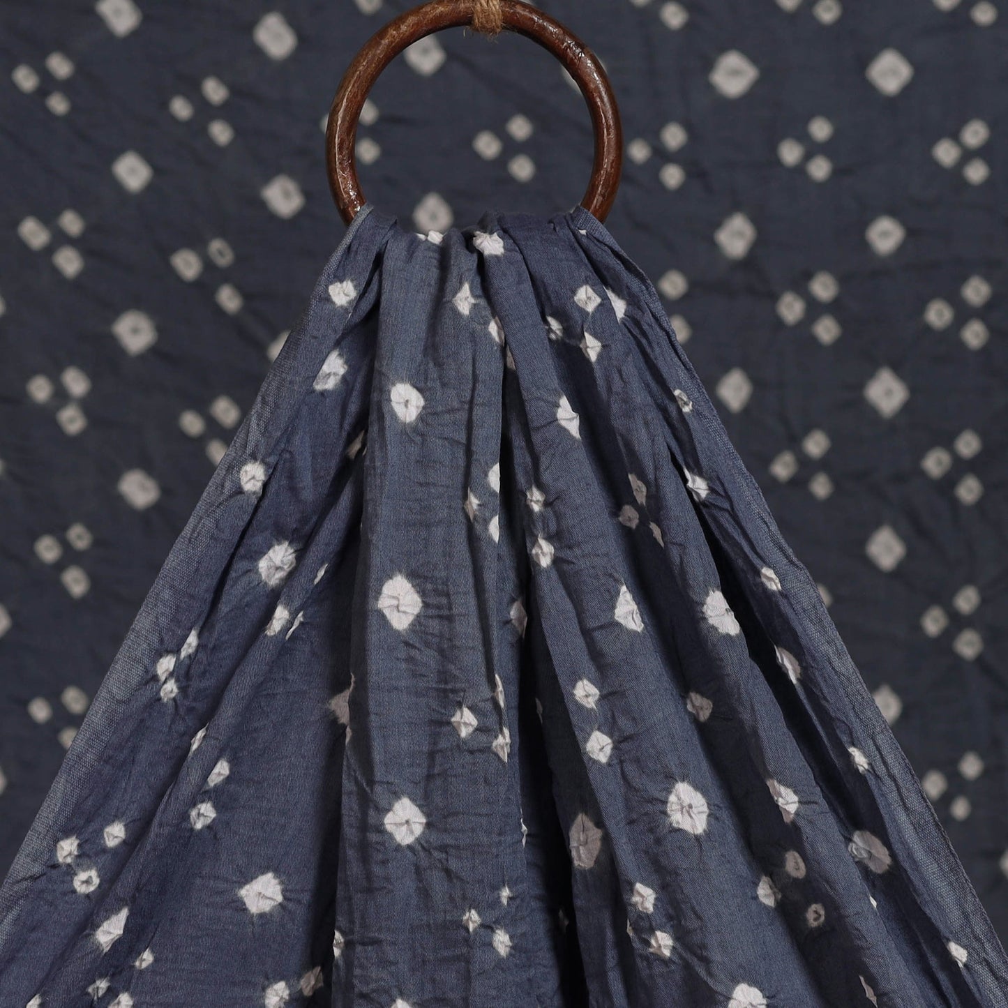Kutch tie-dye cotton bandhani fabric 12 - handcrafted