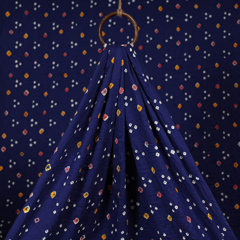 Kutch tie-dye cotton bandhani fabric 13 - handcrafted