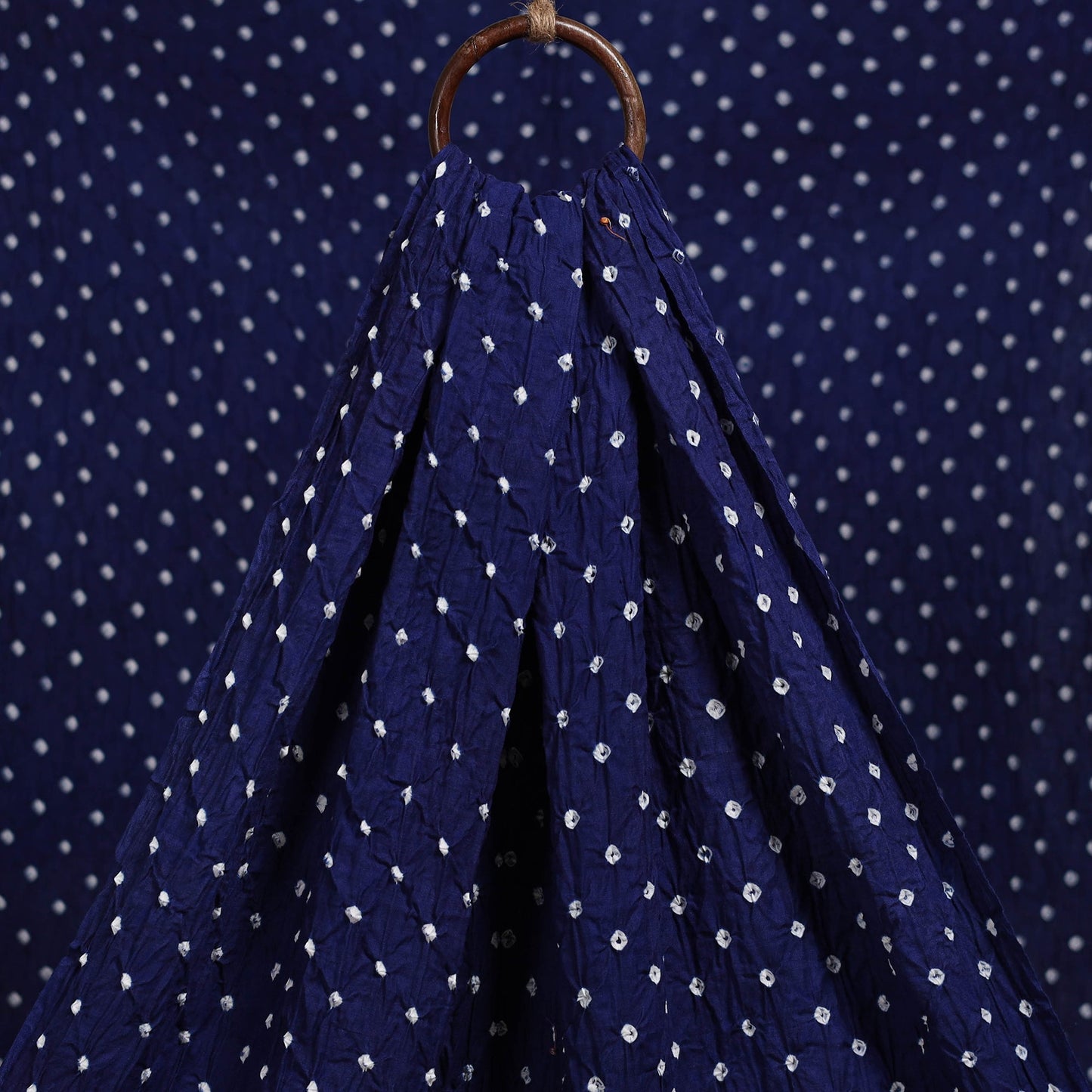 Kutch tie-dye cotton bandhani fabric 18 - handcrafted