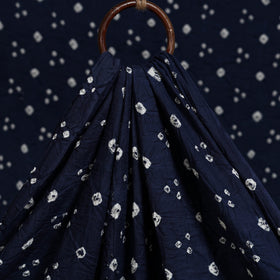 Blue - kutch tie-dye cotton bandhani fabric 25 - handcrafted