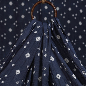Blue - kutch tie-dye cotton bandhani fabric 26 - handcrafted