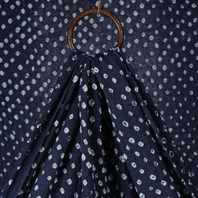 Blue - kutch tie-dye soft cotton bandhani fabric 27