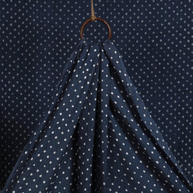 Blue - kutch tie-dye cotton bandhani fabric 30 - handcrafted