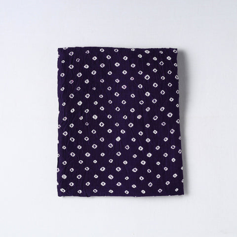  Blue Kutch Tie-Dye Cotton Bandhani Precut Fabric