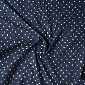  Blue Kutch Tie-Dye Cotton Bandhani Precut Fabric