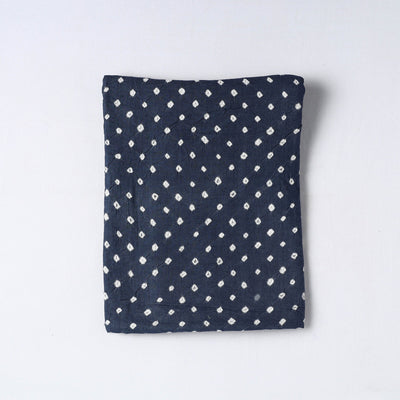  Blue Kutch Tie-Dye Cotton Bandhani Precut Fabric
