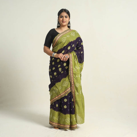 Shop Kutch Tie-Dye Bandhani Saree Online at iTokri.com
