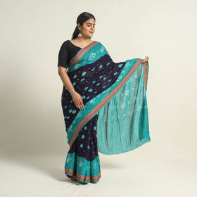  Kutch Tie-Dye Bandhani Saree 