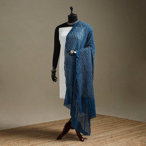 Kutch tie-dye cotton heavy bandhani dupatta 03 - handcrafted