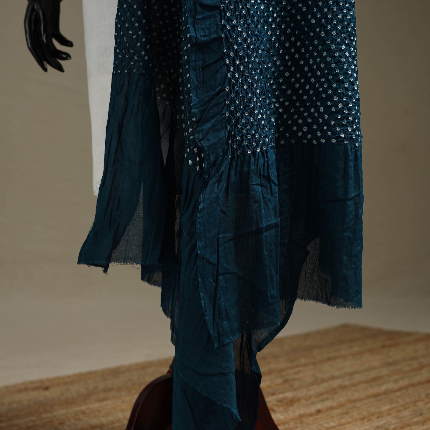 Kutch tie-dye cotton heavy bandhani dupatta 05 - handcrafted